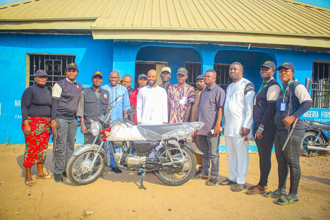 Nihi Donates Motorcycle to Zango Branch of Nigeria Forest Guard, Strengthen Governor Ododo's Security Drive') }}