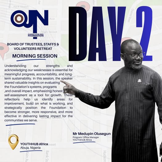 Quote from Day 2 of BOT,Staff & Volunteers Retreat') }}